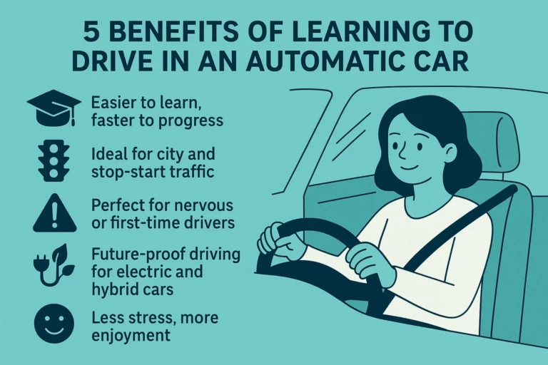 5 Benefits of Learning to Drive in an Automatic Car